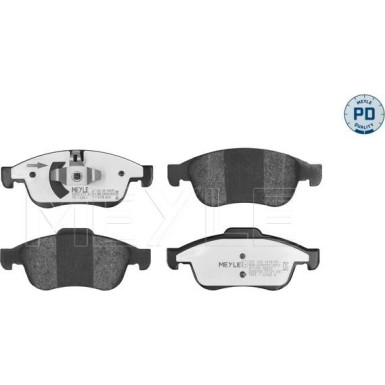 Meyle Bremsbelagsatz, Scheibenbremse MEYLE-PD: Advanced performance and design 025 249 1418/PD