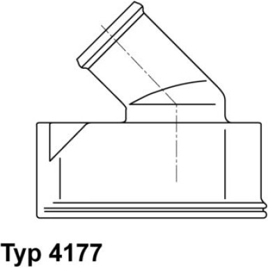 Wahler | Thermostat, Kühlmittel | 4177.92D