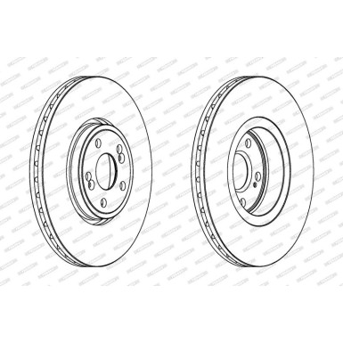 DDF1405C-1 Bremsscheibe PREMIER High Carbon