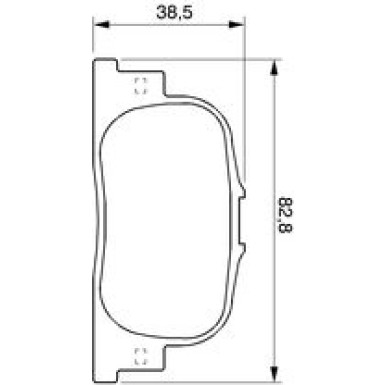 0 986 424 730 Bremsbelagsatz, Scheibenbremse