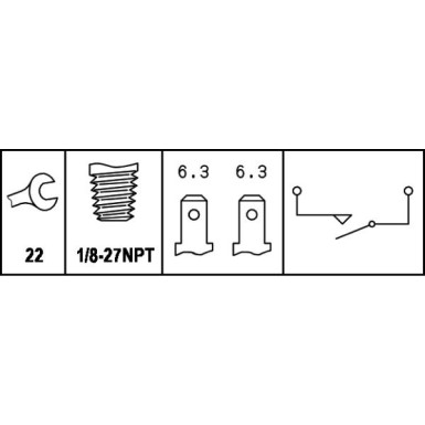 6DF 007 669-001 Bremslichtschalter