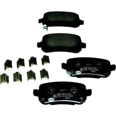 8DB 355 014-331 Bremsbelagsatz, Scheibenbremse