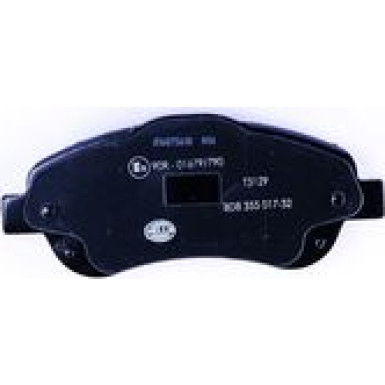 Hella | Bremsbelagsatz, Scheibenbremse | 8DB 355 017-321