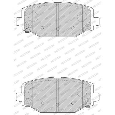 Ferodo Bremsbelagsatz, Scheibenbremse PREMIER ECO FRICTION FDB4778