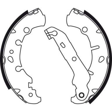 GS8742 Bremsbackensatz