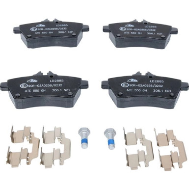 Bremsbelagsatz, Scheibenbremse ATE Ceramic 13.0470-2885.2
