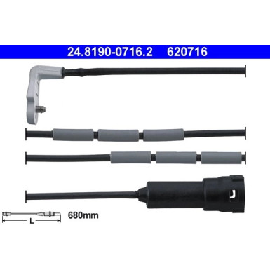 24.8190-0716.2 Warnkontakt, Bremsbelagverschleiß