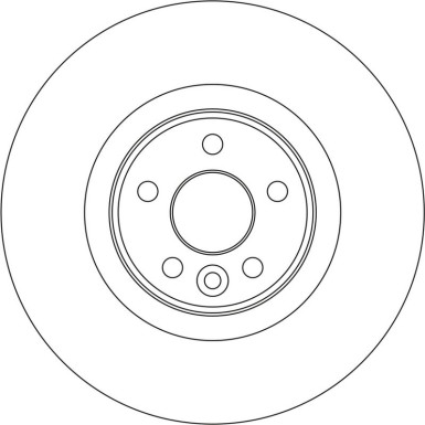 Bremsscheibe TRW SINGLE DF4851S