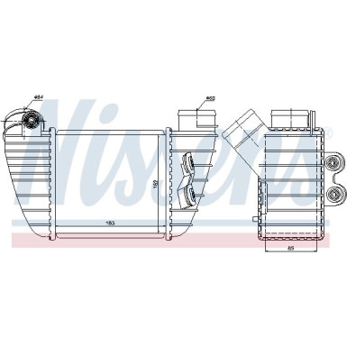 96682 Ladeluftkühler ** FIRST FIT **