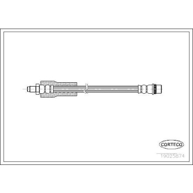 Corteco | Bremsschlauch | 19025874