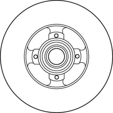 Bremsscheibe TRW SINGLE DF6128BS