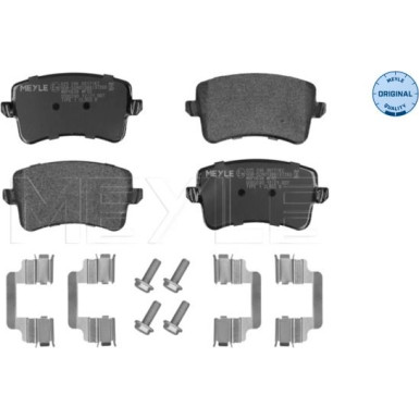 Meyle Bremsbelagsatz, Scheibenbremse MEYLE-ORIGINAL: True to OE 025 246 0617/K2
