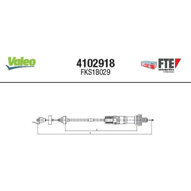 4102918 Seilzug, Kupplungsbetätigung