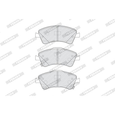 Ferodo | Bremsbelagsatz, Scheibenbremse | FDB4047