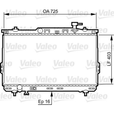 734259 Kühler, Motorkühlung