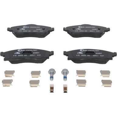 ATE | Bremsensatz, Scheibenbremse | 24.0120-0174.1 + 13.0460-2857.2