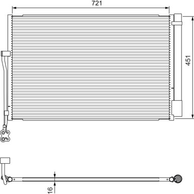 Valeo | Kondensator, Klimaanlage | 814379