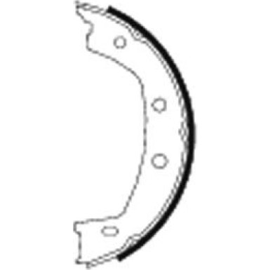 91067800 Bremsbackensatz, Feststellbremse