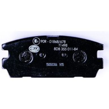 Hella | Bremsbelagsatz, Scheibenbremse | 8DB 355 011-841