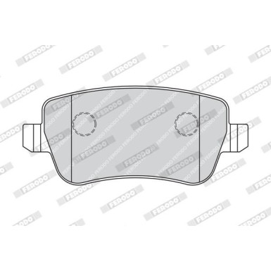 Ferodo | Bremsbelagsatz, Scheibenbremse | FDB1798