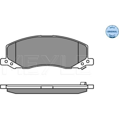 Meyle Bremsbelagsatz, Scheibenbremse MEYLE-ORIGINAL: True to OE 025 244 1817/W