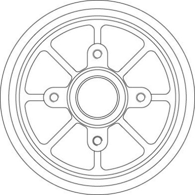DB4310MR Bremstrommel