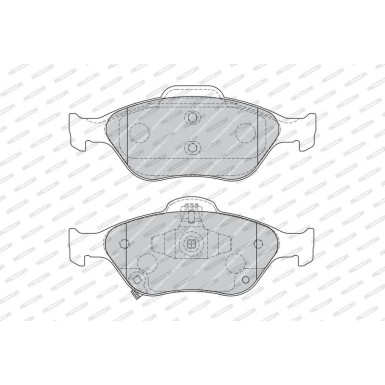 Ferodo | Bremsbelagsatz, Scheibenbremse | FDB1890 Ferodo | Bremsbelagsatz, Scheibenbremse | FDB1890