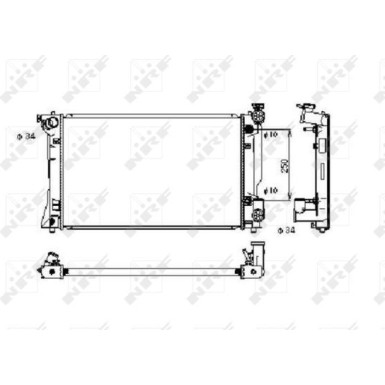 53395 Kühler, Motorkühlung 53395 Kühler, Motorkühlung