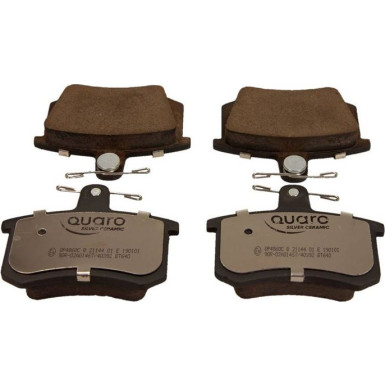 Bremsbelagsatz, Scheibenbremse QUARO SILVER CERAMIC QP4860C