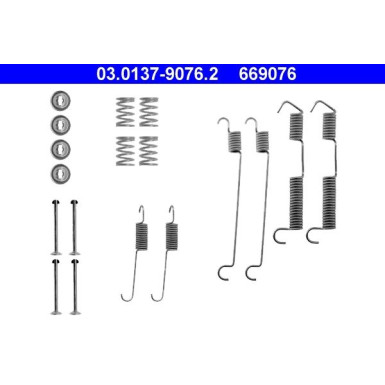 03.0137-9076.2 Zubehörsatz, Bremsbacken