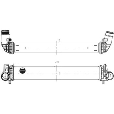 309035 Ladeluftkühler 309035 Ladeluftkühler