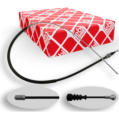 FEBI BILSTEIN 24412 Seilzug, Feststellbremse FEBI BILSTEIN 24412 Seilzug, Feststellbremse