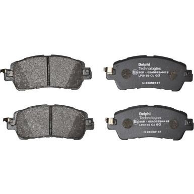 LP3189 Bremsbelagsatz, Scheibenfeststellbremse