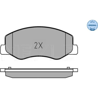 025 251 7218/W Bremsbelagsatz, Scheibenbremse MEYLE-ORIGINAL: True to OE.