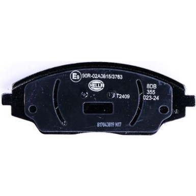 Hella | Bremsbelagsatz, Scheibenbremse | 8DB 355 023-241