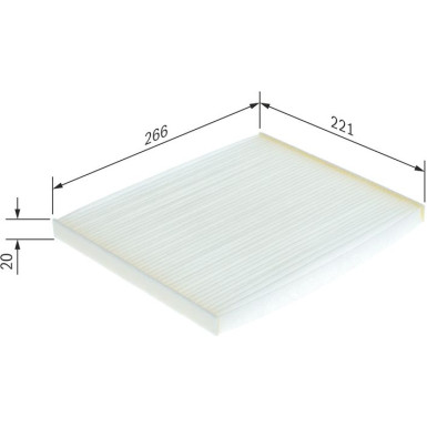 BOSCH 1 987 432 188 Innenraumfilter