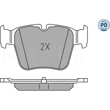025 224 2316/PD Bremsbelagsatz, Scheibenbremse MEYLE-PD: Advanced performance and design.