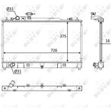 58393 Kühler, Motorkühlung