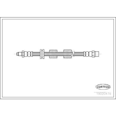 Corteco | Bremsschlauch | 19020479