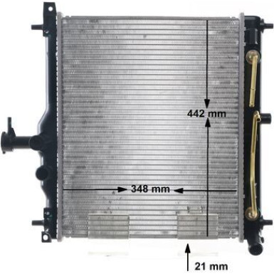 Mahle | Kühler, Motorkühlung | CR 2274 000S