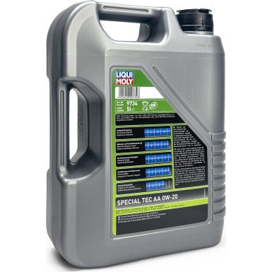 LIQUI MOLY | Motoröl | Special Tec AA 0W-20 5 l | 9734