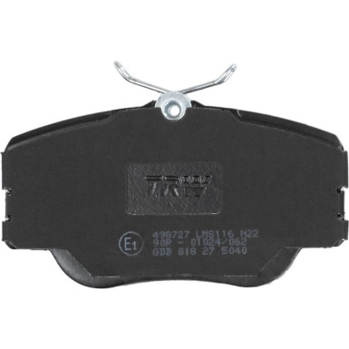 TRW Bremsbelagsatz, Scheibenbremse COTEC GDB818