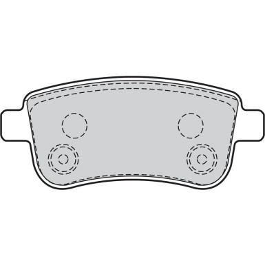 Valeo Bremsbelagsatz, Scheibenbremse ESSENTIAL 302101