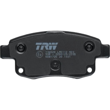 TRW | Bremsbelagsatz, Scheibenbremse | GDB1725