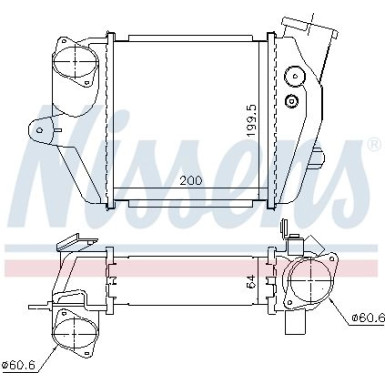96032 Ladeluftkühler ** FIRST FIT ** 96032 Ladeluftkühler ** FIRST FIT **