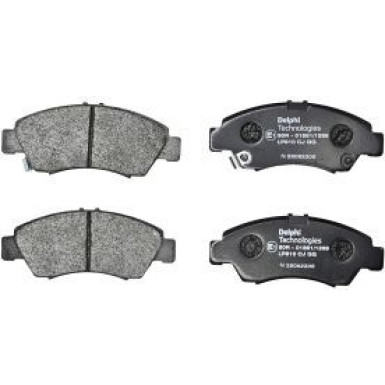 Delphi Bremsbelagsatz, Scheibenbremse LP810