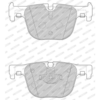 Ferodo Bremsbelagsatz, Scheibenbremse FUSE+ Technology FDB4687