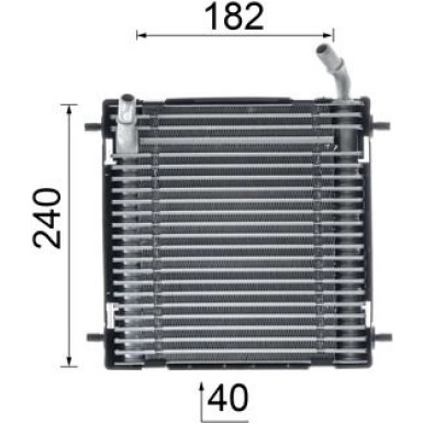 Mahle | Ölkühler, Motoröl | CLC 291 000P