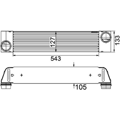Mahle | Ladeluftkühler | CI 193 000P