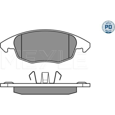 Meyle Bremsbelagsatz, Scheibenbremse MEYLE-PD: Advanced performance and design 025 245 3818/PD